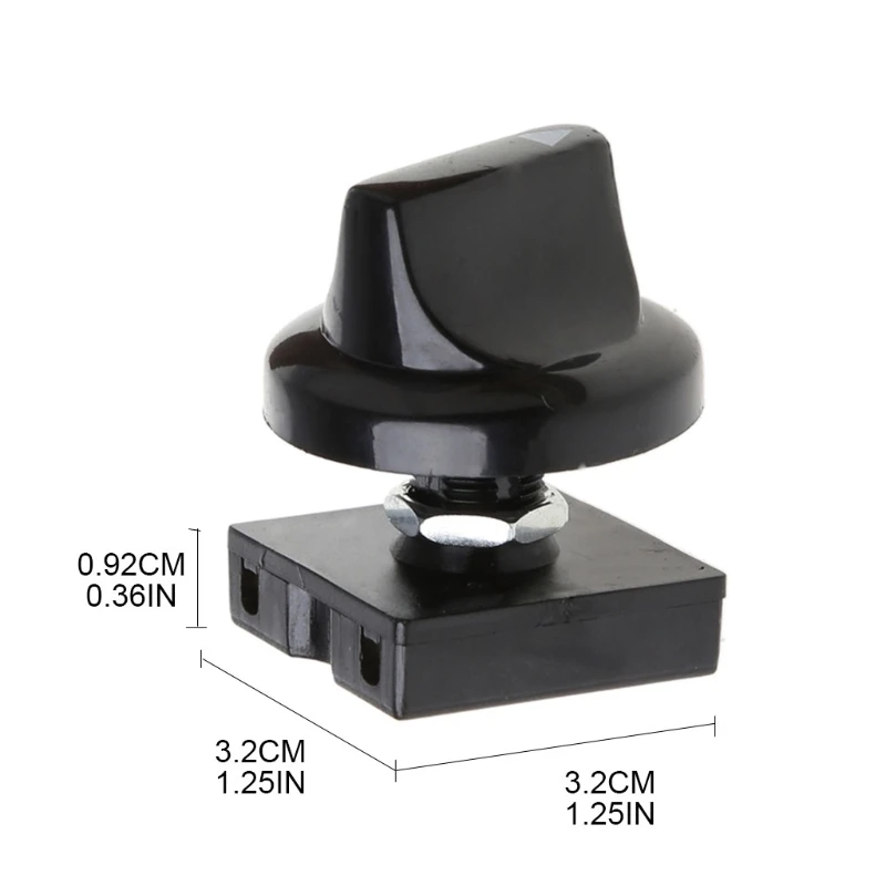 4-позиционный 3-скоростной вентилятор Селекторный поворотный переключатель с