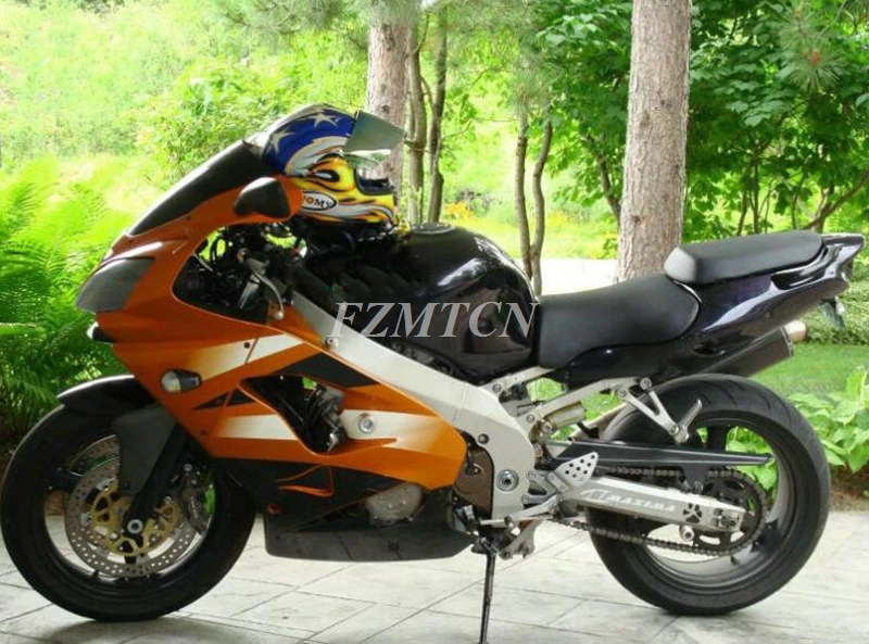 

Новый комплект обтекателей из АБС-пластика, подходит для Kawasaki Ninja ZX-9R ZX9R 2002 2003 02 03, кузов оранжевого цвета на заказ