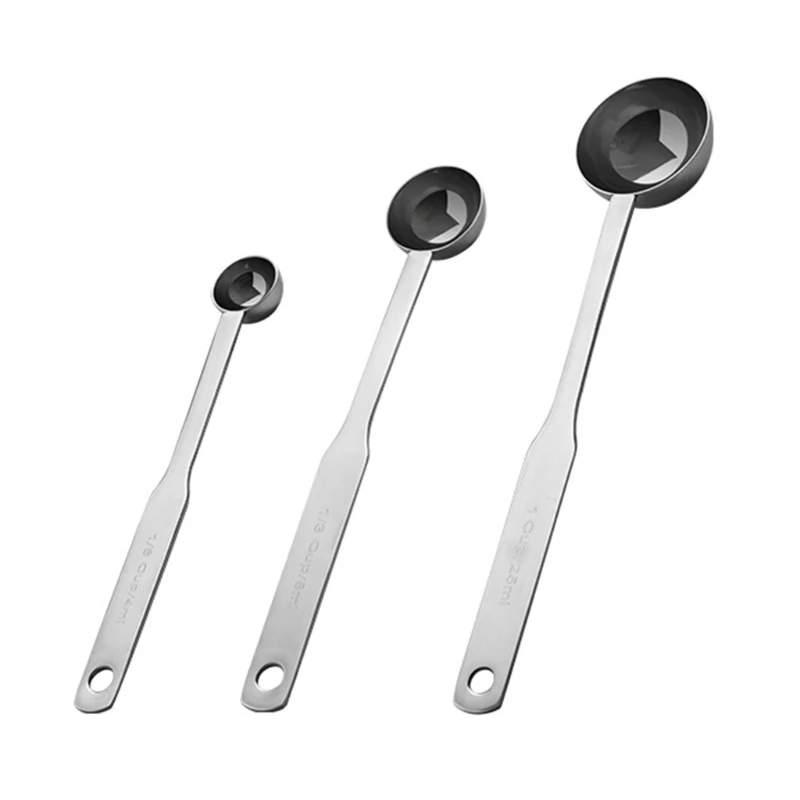 

2022 New Stainless Steel Coffee Scoop Tablespoon Measuring Spoon Coffee Scoop Long Handled Spoon Coffee Measuring Spoon