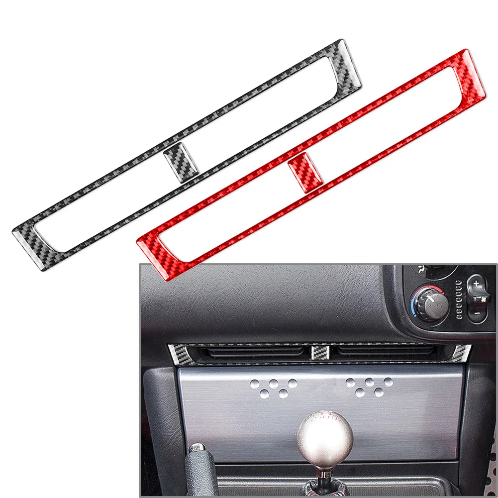 Car Inner Central Console Air Vent Outlet Cover Decoration Trim Sticker For Honda S2000 2004 2005 2006 2007 2008 2009