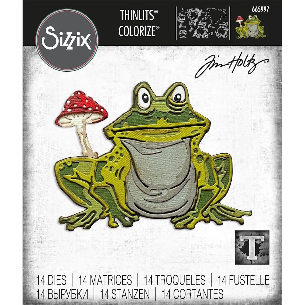 

Frog Mushroom Metal Cutting Dies Craft Embossing Make Paper Greeting Card Making Template Diy Handmade 2022 New