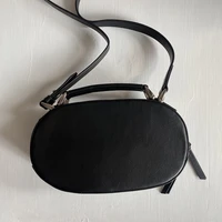 embossed bright leather shoulder messenger female bag camera bag