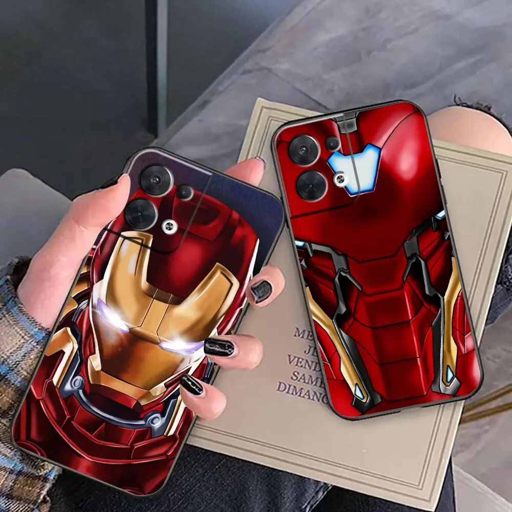 

Funda Coque Case For OPPO FIND X5 X3 X2 RENO 10 8 7 7Z ACE Capa RENO6 4G 6Z 5 4 3 Z Pro Plus 5G Case Para Cover Marvel Iron Man