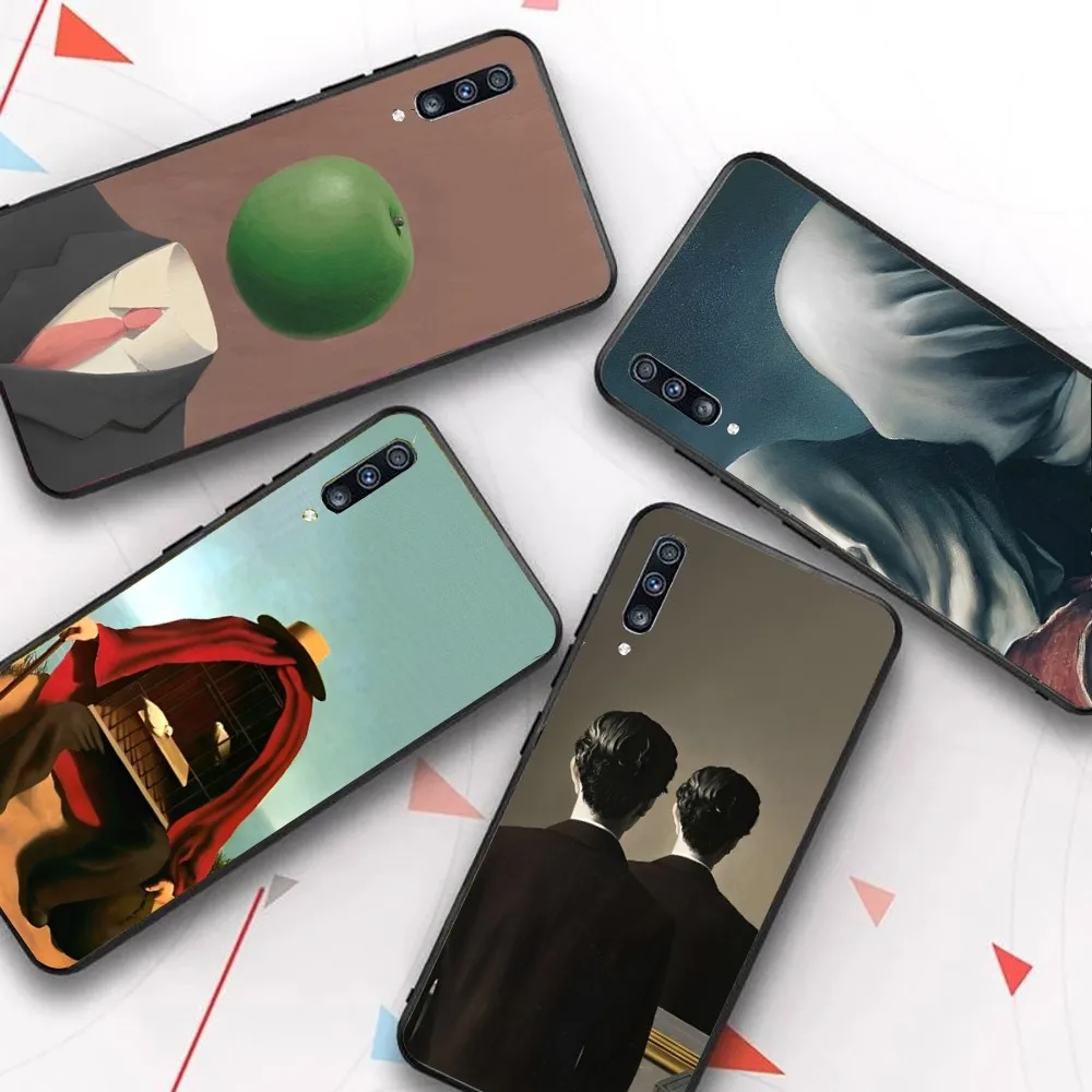 

Paint Ren Magritte Art Phone Case For Samsung A 10 11 12 13 20 21 22 30 31 32 40 51 52 53 70 71 72 73 91 13 shell