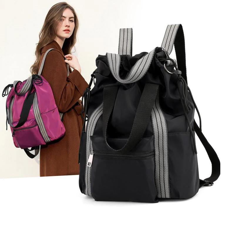

Ladies backpack women new multifunctional fashion backpack large capacity travel bag simple wild shoulder bag nylon cloth bag