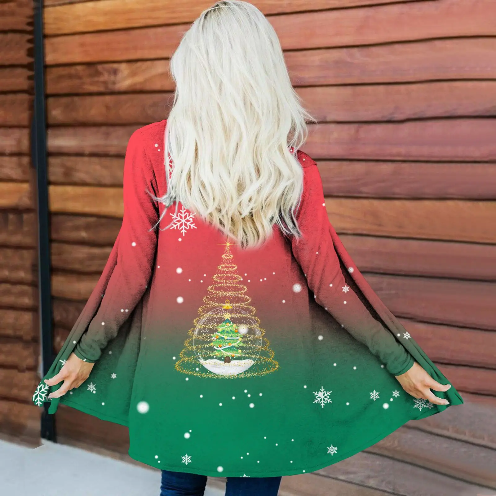 Рождественская модная удобная универсальная Повседневная Куртка Новинка