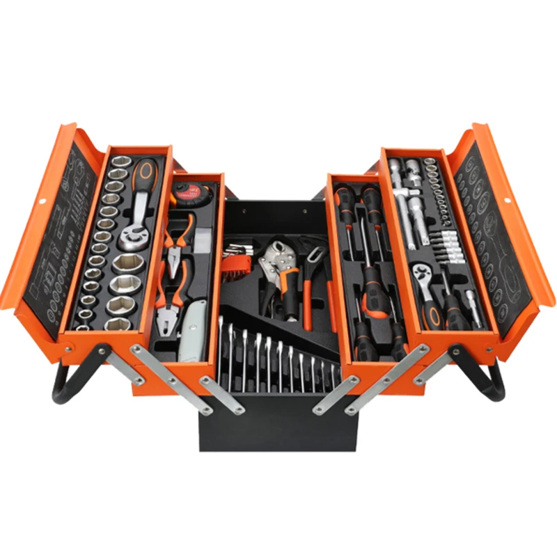 Aluminium Case Tool Box Garage Storage Portable Shockproof Case Toolbox Organizer Mechanics Caixa De Ferramentas Tool Item