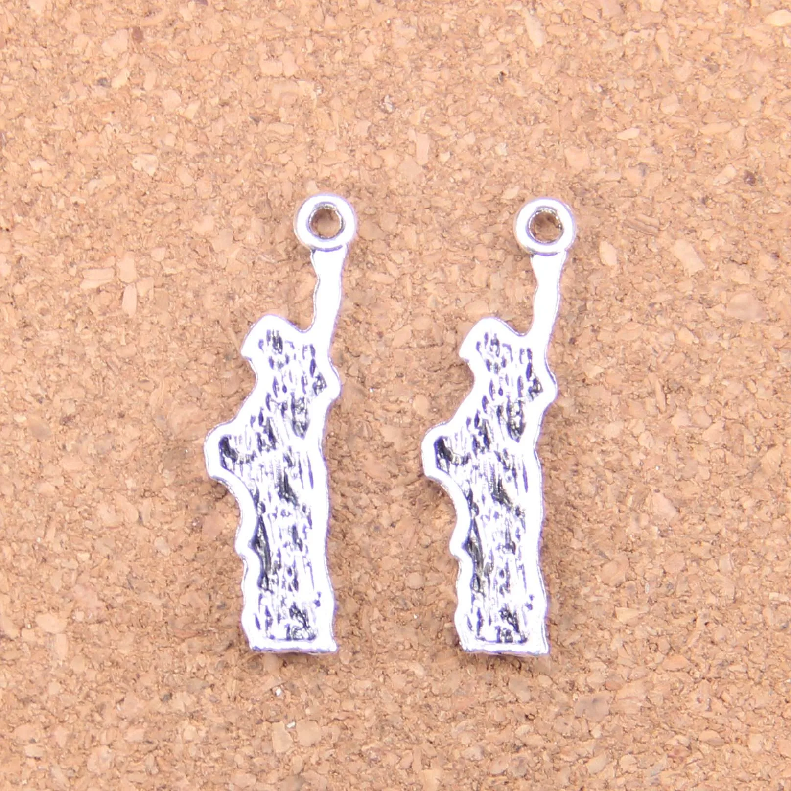 16 шт. Подвески Статуя Свободы Нью-Йорк 34x0 мм искусственная кожа, винтажные искусственные элементы, DIY для браслета ожерелья