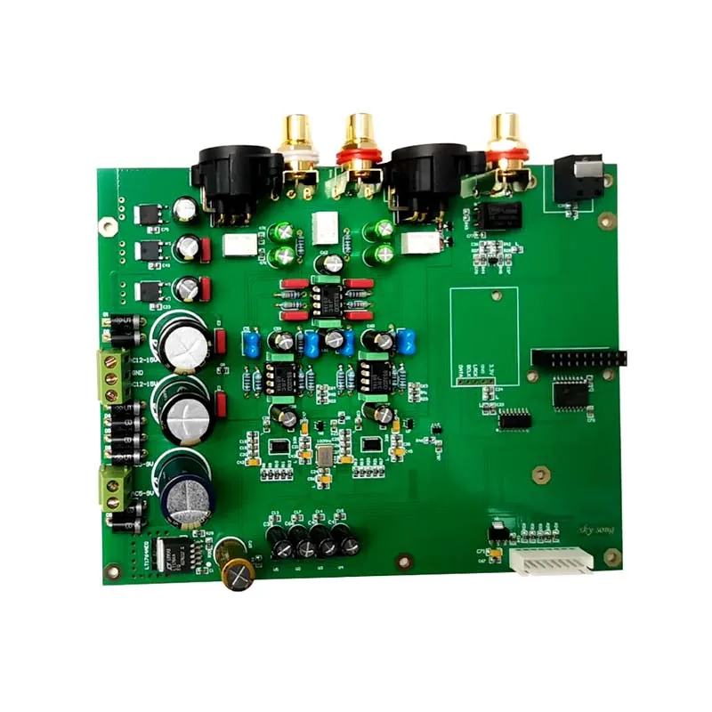 LUSYA Dual ES9038q2m DAC декодер HiFi коаксиальный PCM384k DSD128 комплект USB DSD512 с дисплеем и