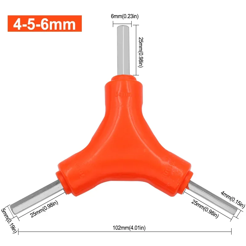 

Набор шестигранных ключей Skeyo 3-в-1 2.5/3/4/5/6/8 мм