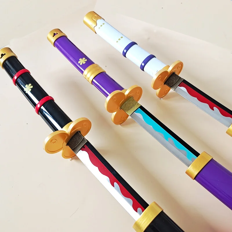 

80cm Katana Sword Demon Slayer Wooden Anime Blade Sunwheel Knife Ninja Cosplay Prop Tanjirou Katana Weapon Model Kids Toy Gifts