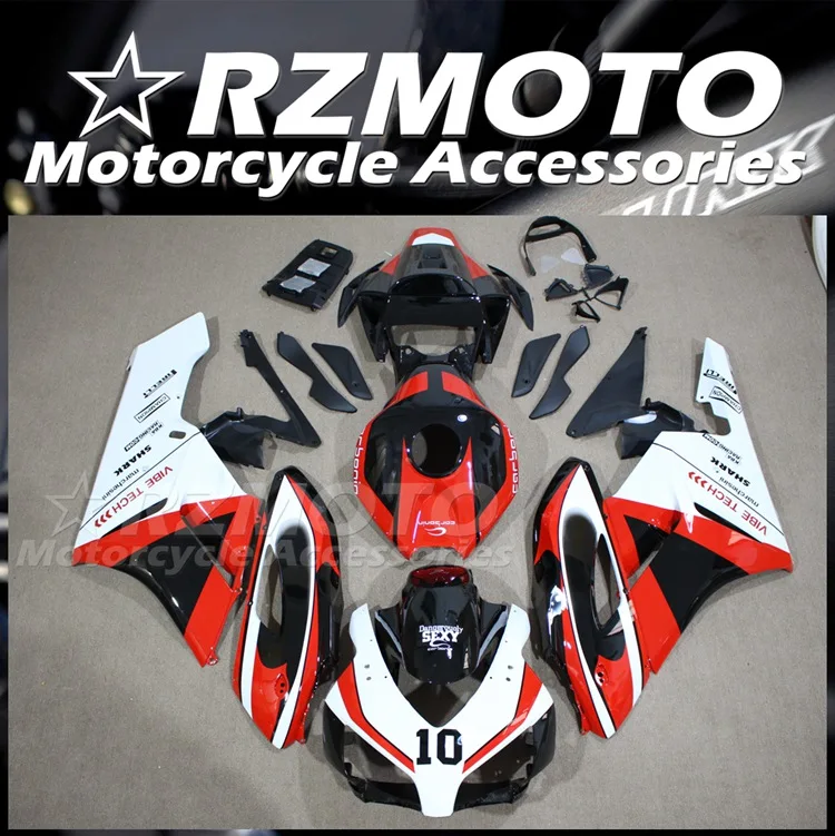 

New ABS Motorcycle Fairings Kit Fit For Fit HONDA CBR1000RR 2004 2005 04 05 Bodywork Set Custom Black Red 10