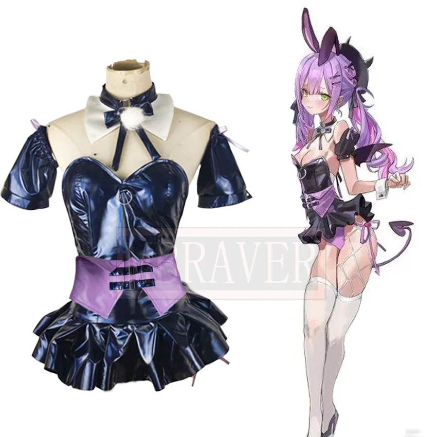 

YouTuber VTuber Hololive Tokoyami Towa маленькое платье дьявола униформа Косплей Костюм Хэллоуин Рождественская вечеринка на заказ