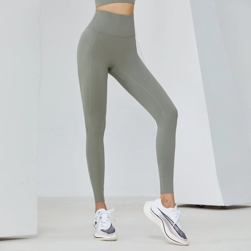 Women Seamless Yoga Leggings Buttery Soft Pants GYM Workout Leggins Elastic High Waist Sweatpant Gym Sports Fitness Tights