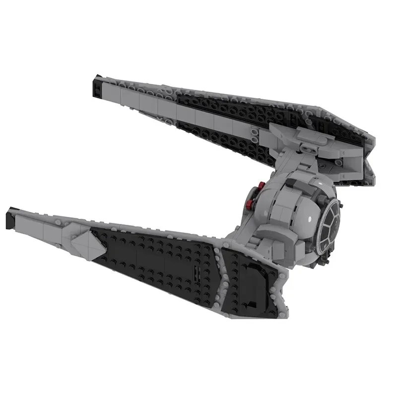 Фото Конструктор Bricklink Звездный кинокорабль MOC TIE Droid и TIE Хищник Звездные бойцы наборы строительных блоков детские игрушки Рождественский новый год подарок №5