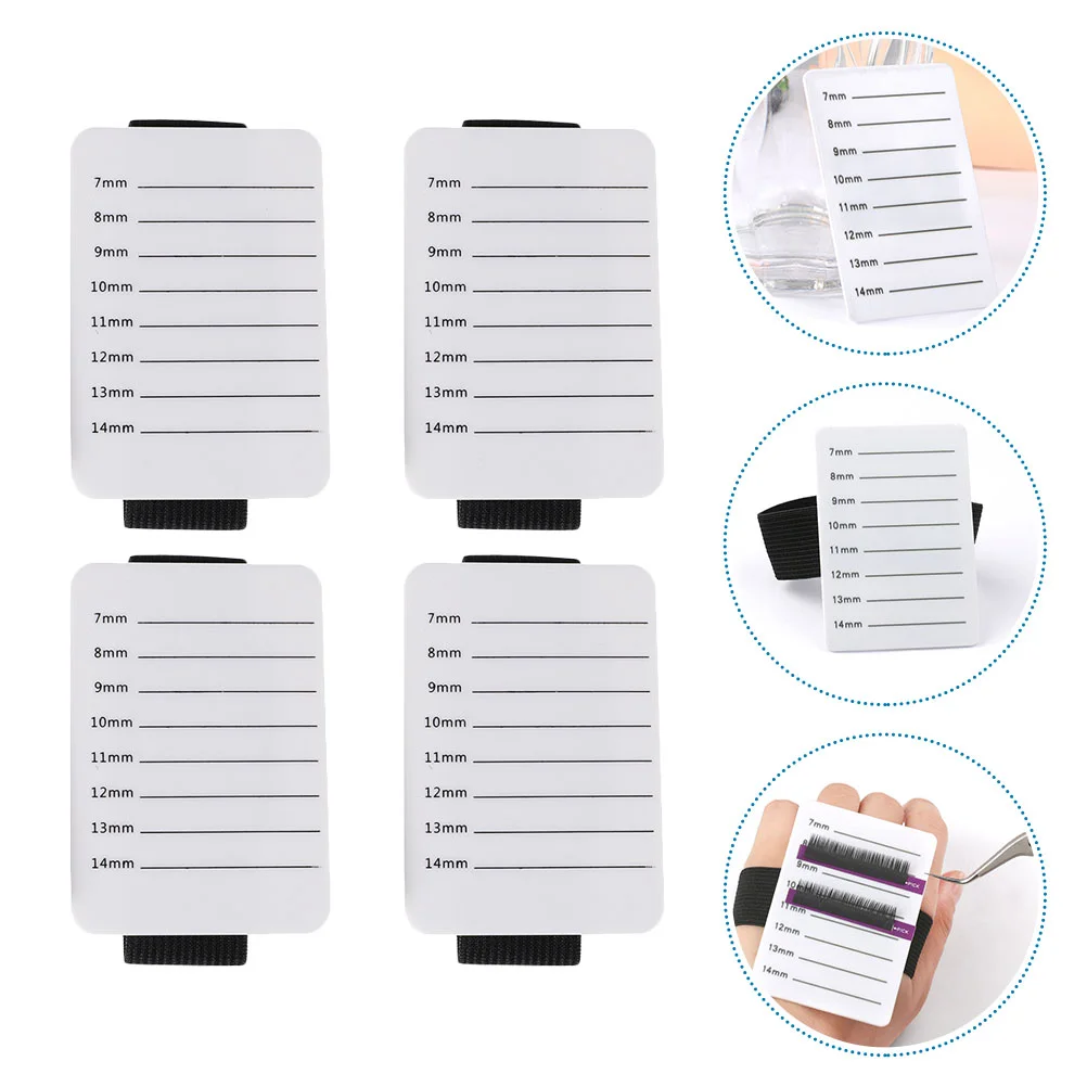 

Eyelash Lash Pallet Tray Holder Pad Board Glue Extension Hand Makeup Grafting Reusable Plate False Grafted Stand Wrist