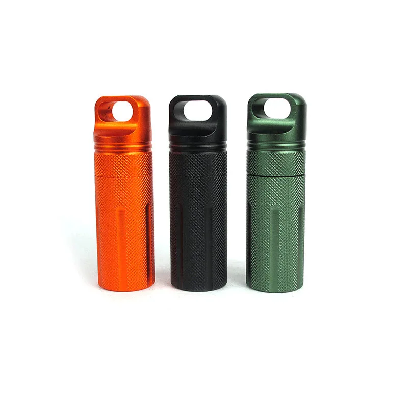 

Outdoor aluminum alloy waterproof tank, sealed box, portable mini waterproof bottle, outdoor emergency product storage box
