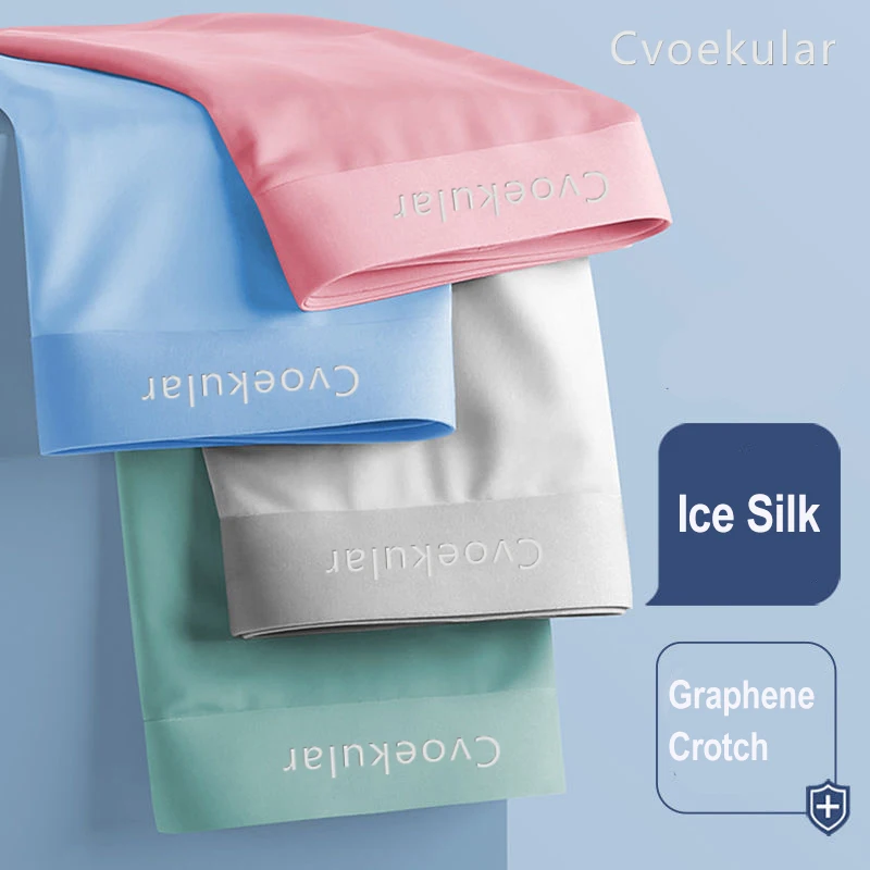 Мужские боксеры Cvoekular, нижнее белье из вискозы, сексуальное нижнее белье для мужчин, трусы