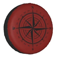 true north compass nautical love tire cover trailer sailing sailor spare wheel protector for jeep cherokee 14 17inch