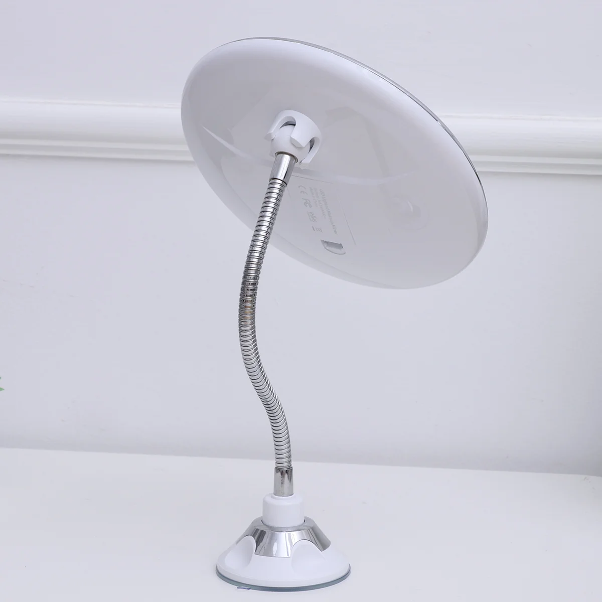 

1pc LED Makup Mirror Suction Cup Adjustable Tube Round Makup Mirror Mirror for Bathroom Shop