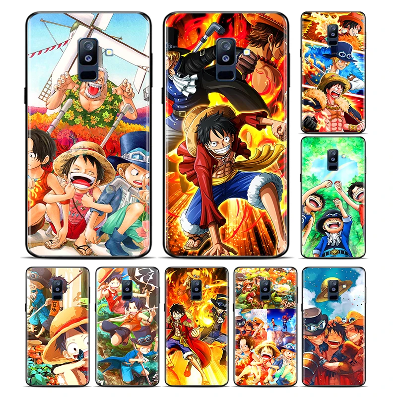 Цельный чехол для телефона Luffy Ace Sabo Samsung Galaxy A8S A9S A6S A9 A8 A7 A6 A5 A3 Star Plus 2018 2017 2016 |