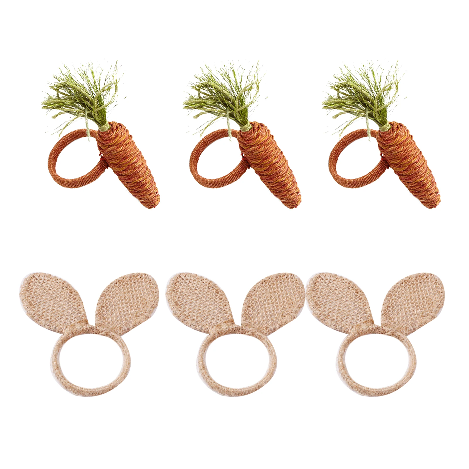 

6 шт., многоразовые держатели для салфеток для укравечерние стола