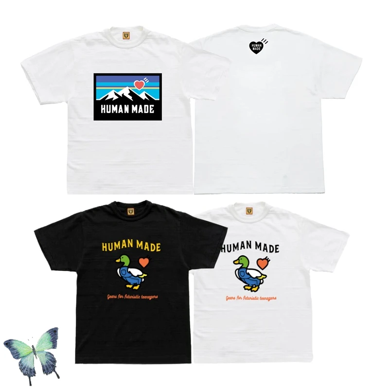 

Human Made Snow Mountain Logo 240g Heavy Slub Cotton Short Sleeve T-Shirt
