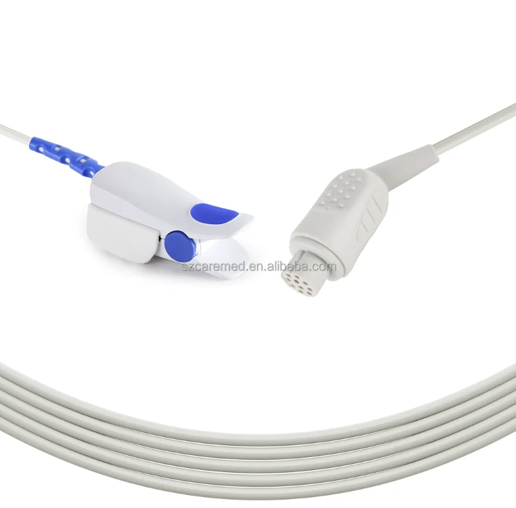 Datex Ohmeda совместимый с прямым подключением Датчик Spo2 стандартный зажим для пальца