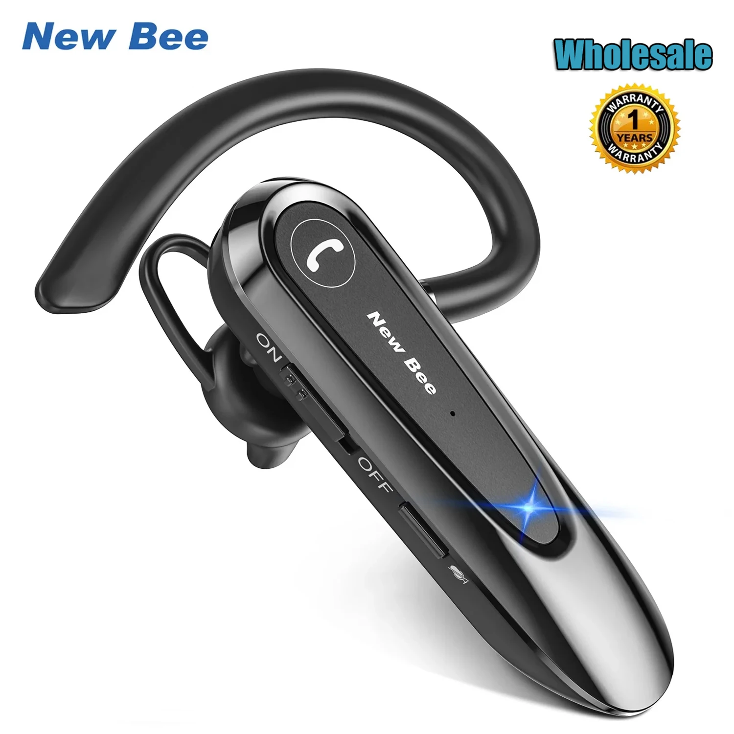 Новая Bluetooth-гарнитура Bee B45 беспроводные наушники CVC8.0 с шумоподавлением двойной
