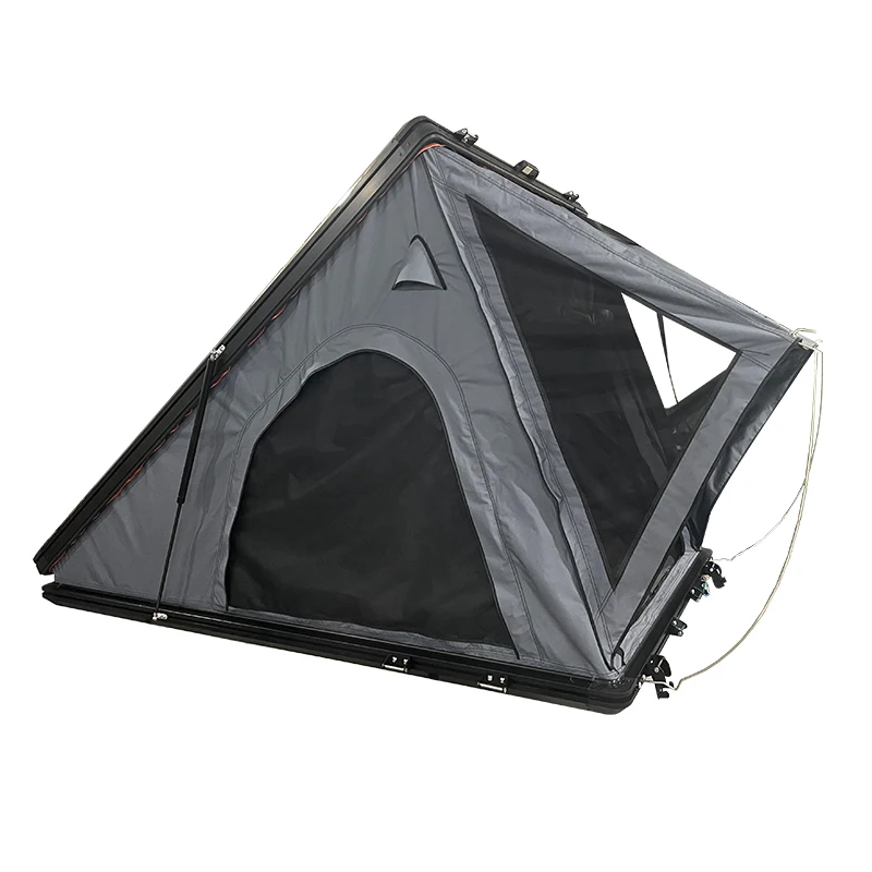 

rts BIG WINDOW WITH BREATH Aluminum rooftop camping roof top tent hard shell 2 person waterproof roof top tent hard shell