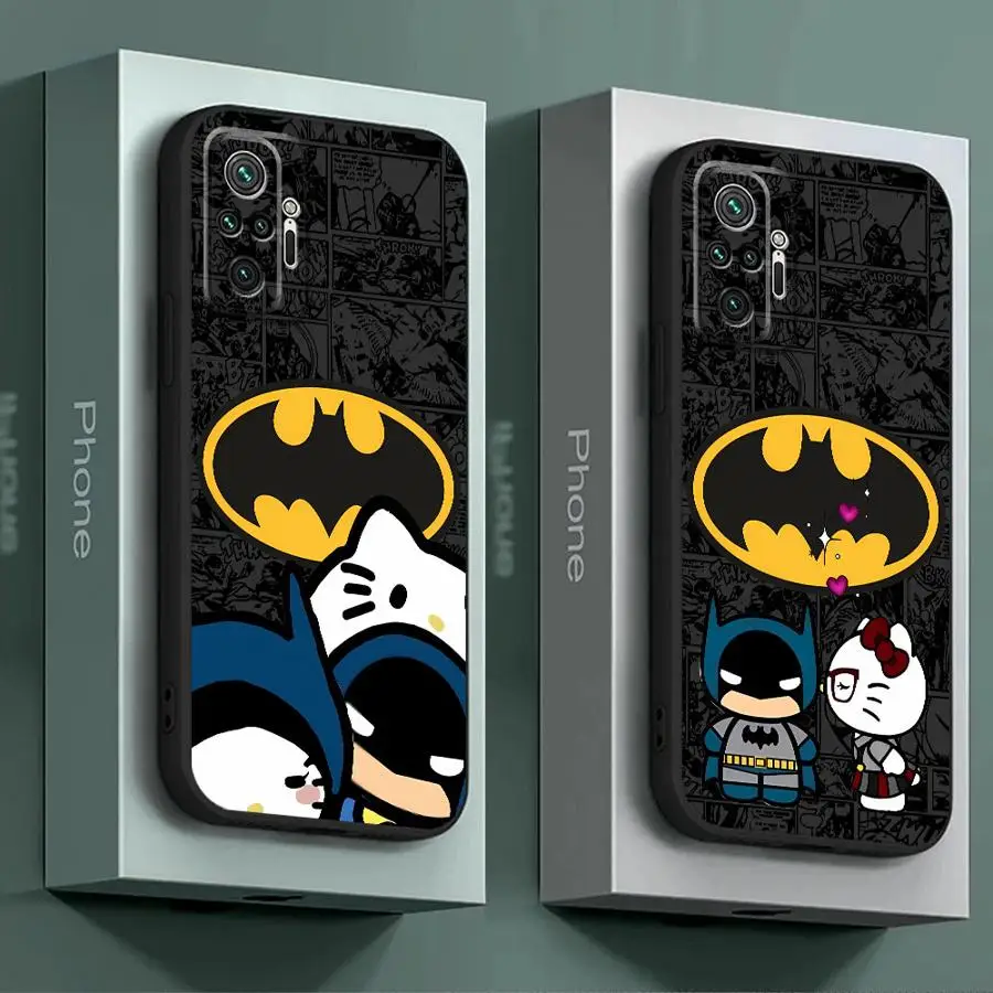 Cute Batmans Phone Case for Redmi Note 7 8 Pro 8T 9 9S 10 4G 5G 11S 11 12 13Pro 10Lite 13ProPlus5G 13