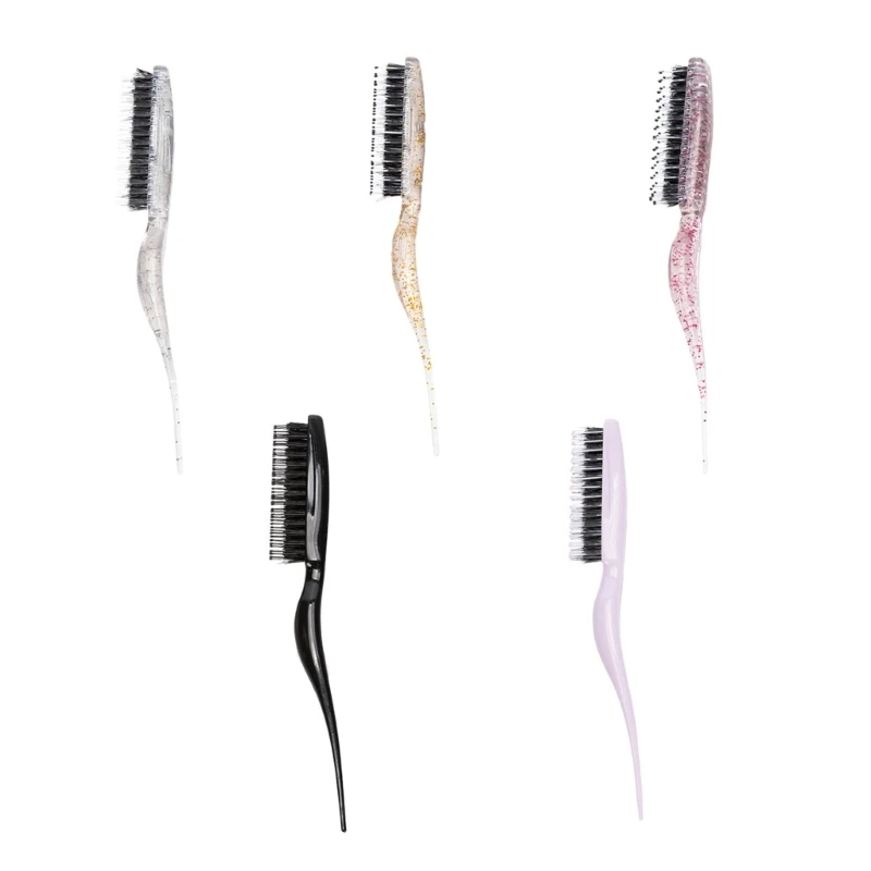 

Hairdressing Salon Hairdresser Barber Brush Hair Styling Tail Comb Hair Comb Beauty Tool for Volume Lifting Backcombing