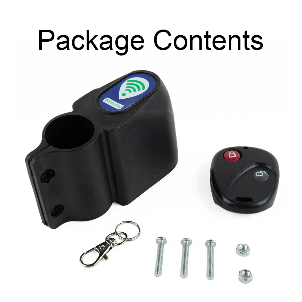 1 компл. Беспроводной замок для сигнализации мотоцикла велосипеда