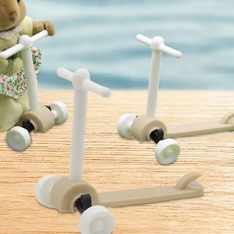 Perfeclan Мини-самокаты из пластика для кукольных домиков