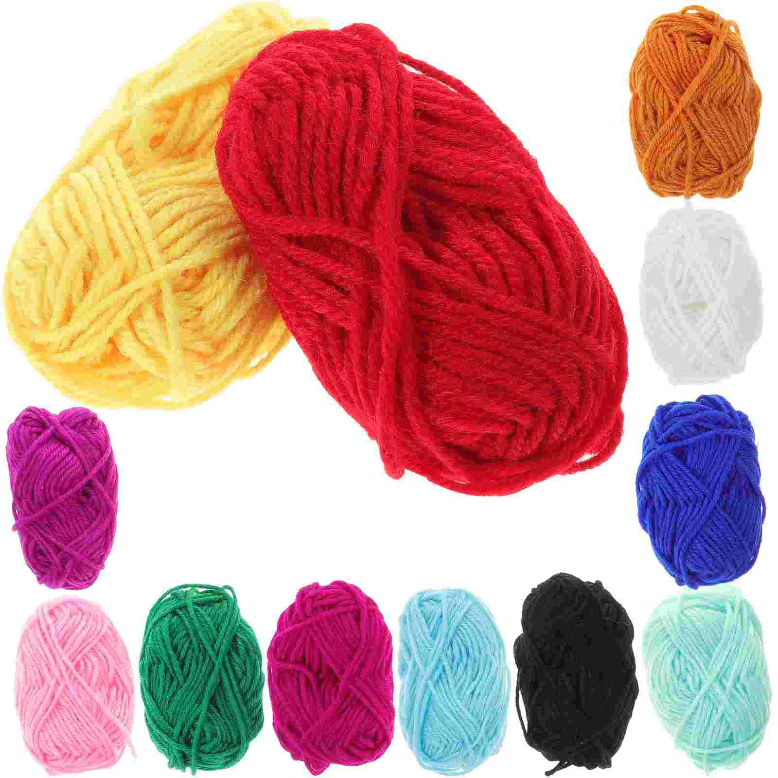 

Yarn Knitting Crochet Wool Cottonacrylic Crocheting Hand Sweater Diy Thread Woolen Weaving Colored Scarf Soft Line Blanket Sock