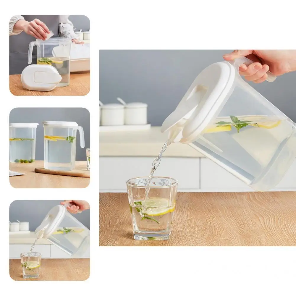 

Household Kettle Simple Transparent White Anti-deform Cold Beverage Bottle Pot Water Jug Cold Water Pot