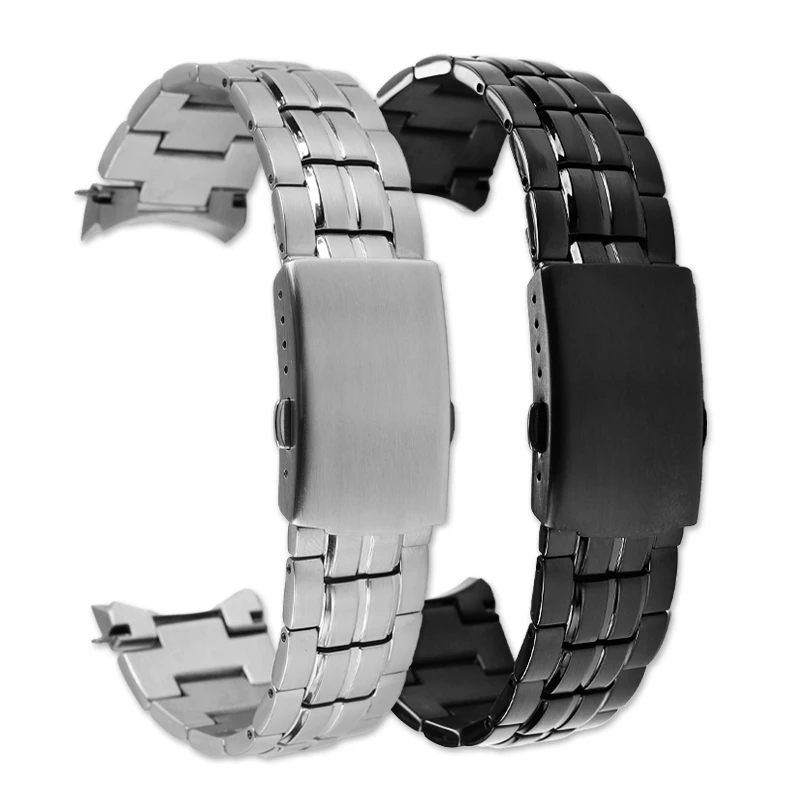 Ремешок из нержавеющей стали для часов Casio 5274 Edifice series EFB-540SBD/SBC 22 мм