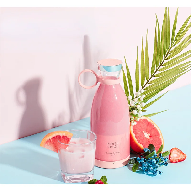 

Туристический блендер портативный блендер миксер чашка USB Магнитная Зарядка мини беспроводные соковыжималки фрукты молочный коктейль Быстрый Bestaid соковыжималка