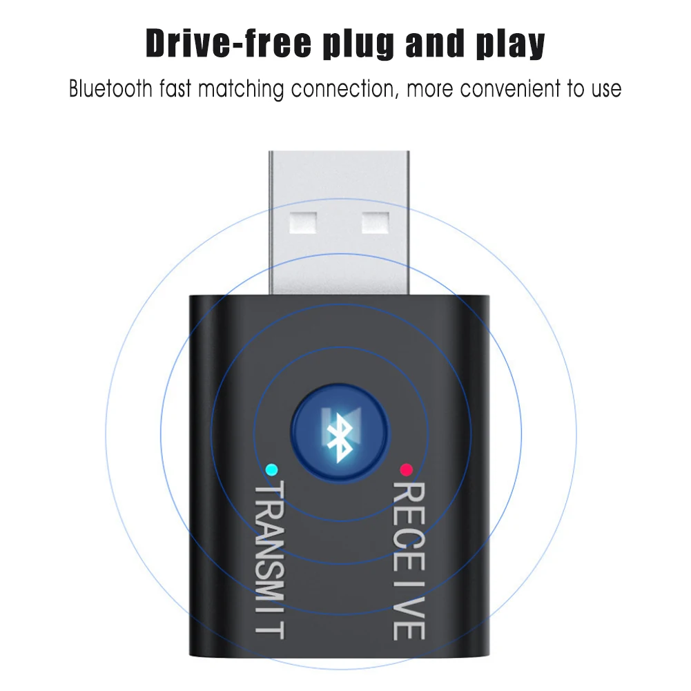 2 в 1 USB беспроводной Bluetooth совместимый адаптер 5 0 передатчик для автомобиля стерео