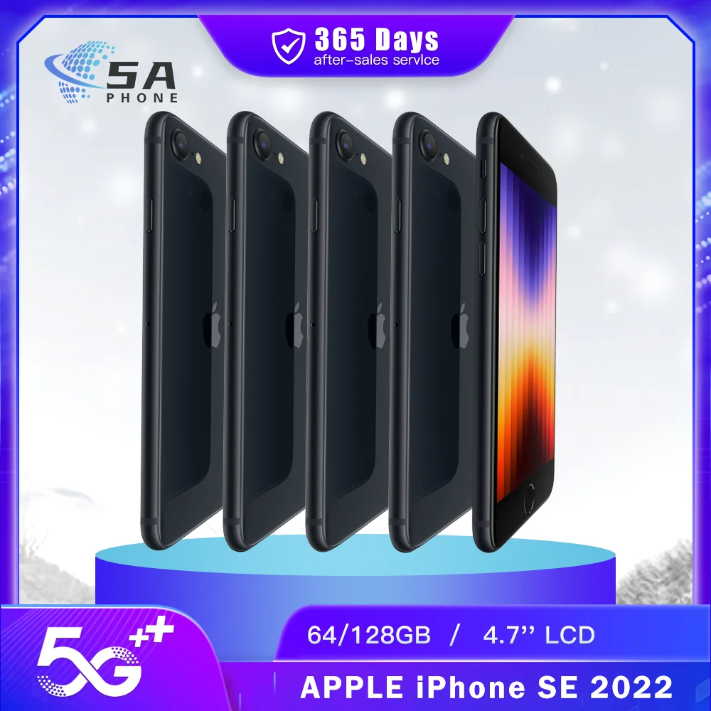 Смартфон Apple iPhone SE (2022) 4/64ГБ 4/128ГБ global б/у