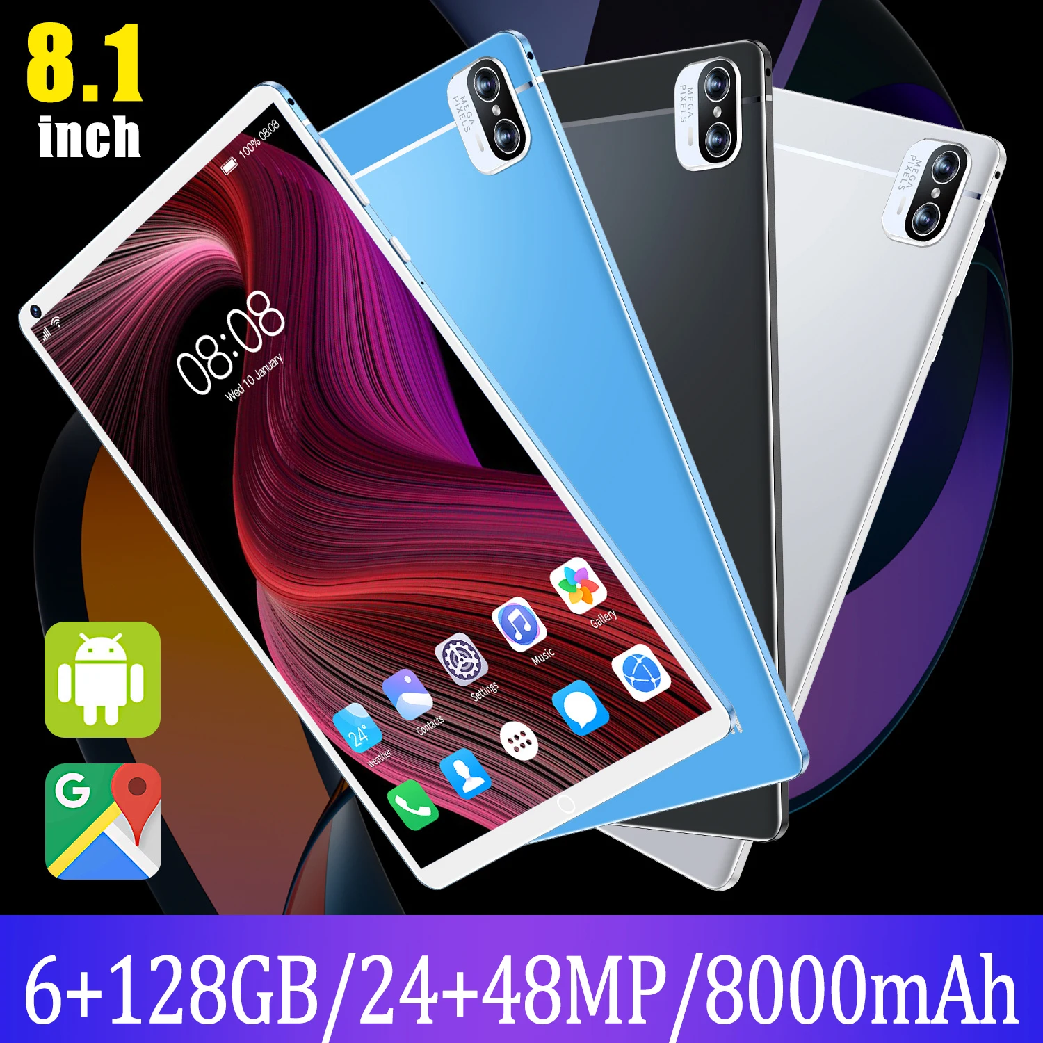 5G Notebook X5 Android 12 LTE Pad Pro 2 SIM ноутбук 6 ГБ 128 дешевый десятиядерный нетбук 8000 мАч GPS 24 Мп