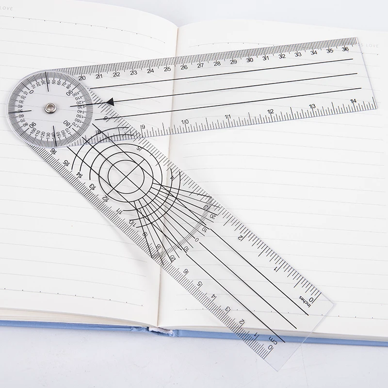 

0-140mm 360 Degree Goniometer Angle Medical Spinal Angle Ruler Angle Finder Tool