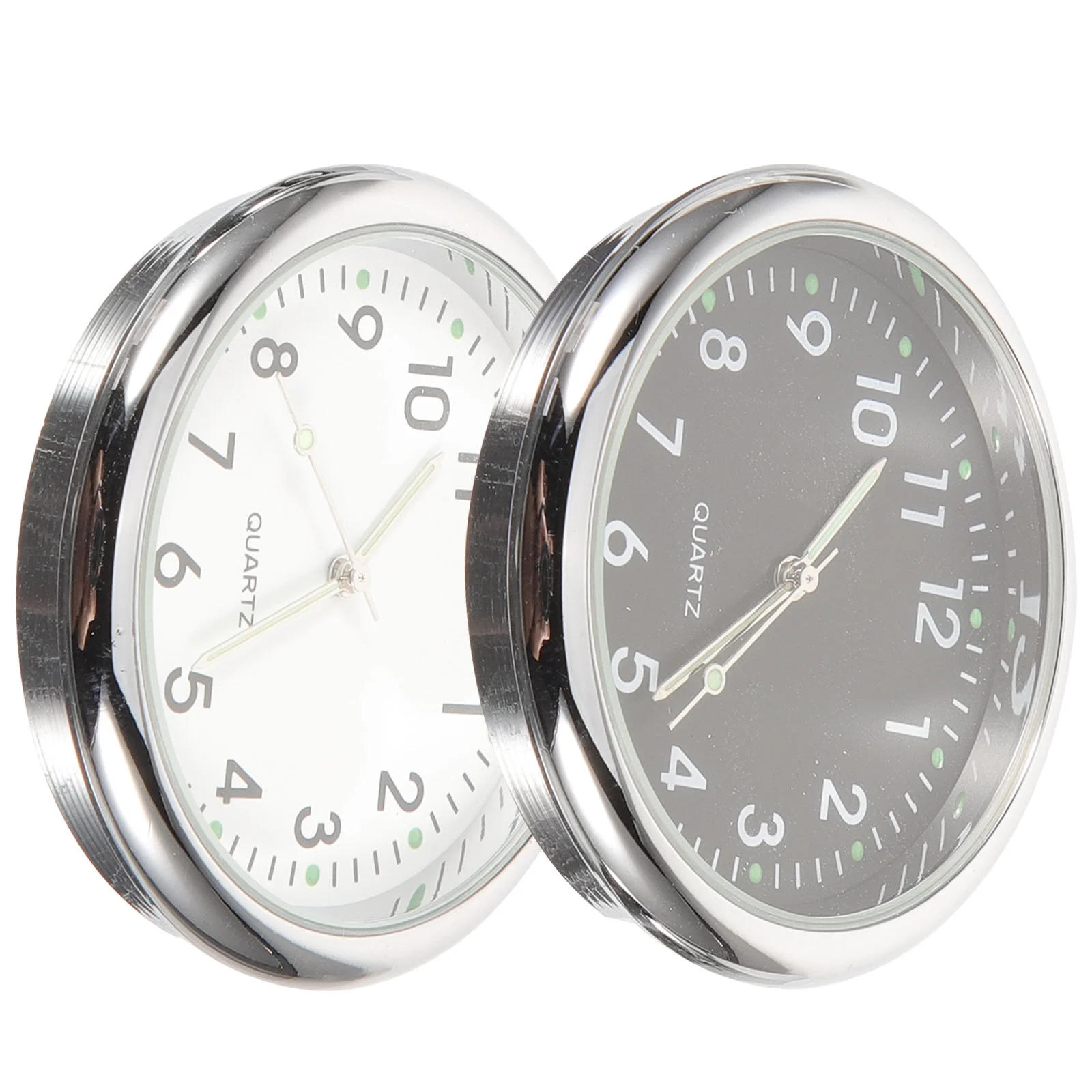 

2 PCS Car Clock Dash Dashboard Auto Noctilucent Digital Platform Universal