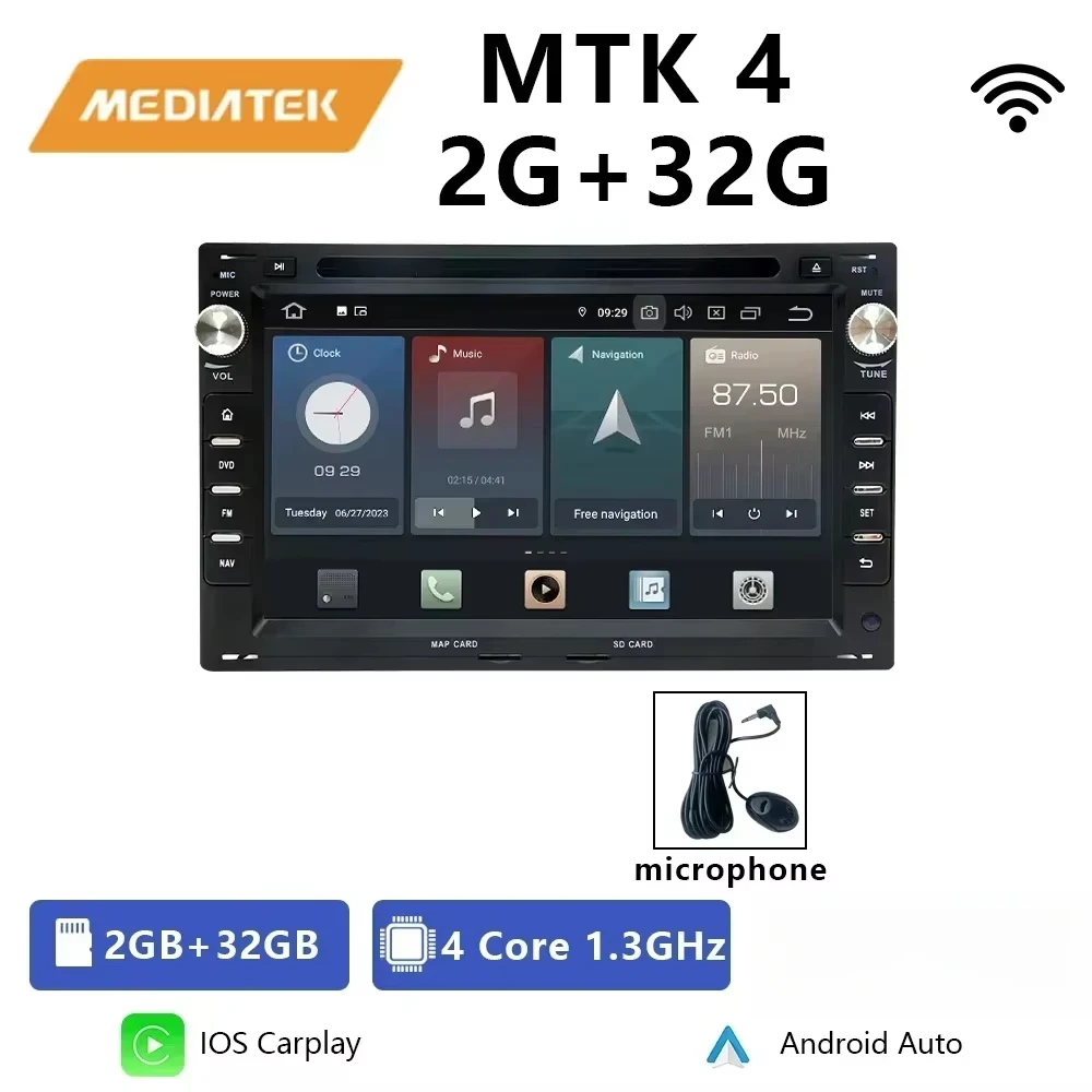

Автомобильный радиоприемник CHSTEK DVD Carplay для VW Volkswagen Jetta Multivan T5 Passat B5 Golf 4 Lupo Bora Стерео Bluetooth WIFI GPS Android 14