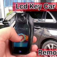 drop shipping kol new liquid crystal key cardot smart remote start stop passive keyless entry system caralarms