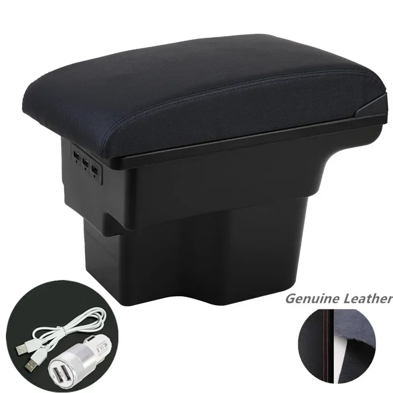 

Автомобильный подлокотник для Kia Soul 2018 2019 2020 2021 2022, детали салона автомобиля, центральная консоль, подлокотник для хранения с USB