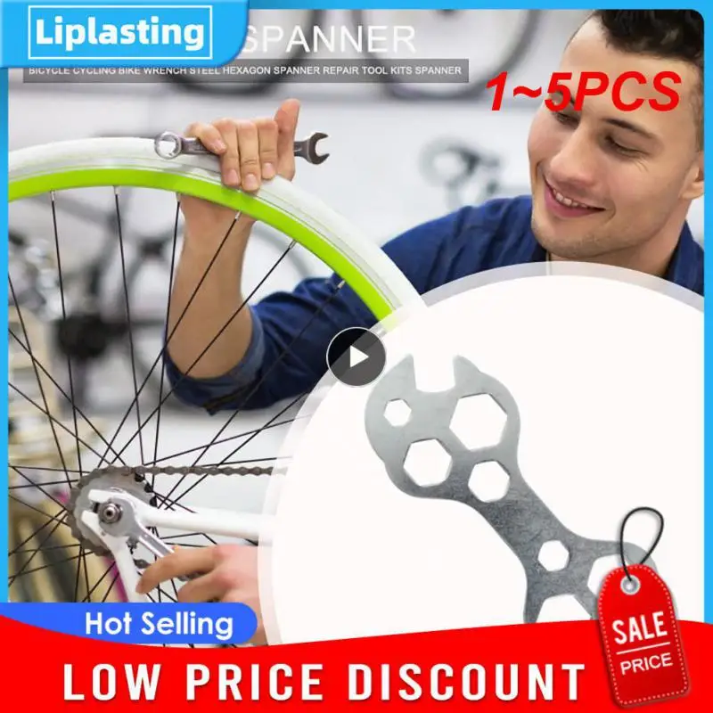 

1-5 шт., гаечный ключ для велосипеда, 8-17 мм