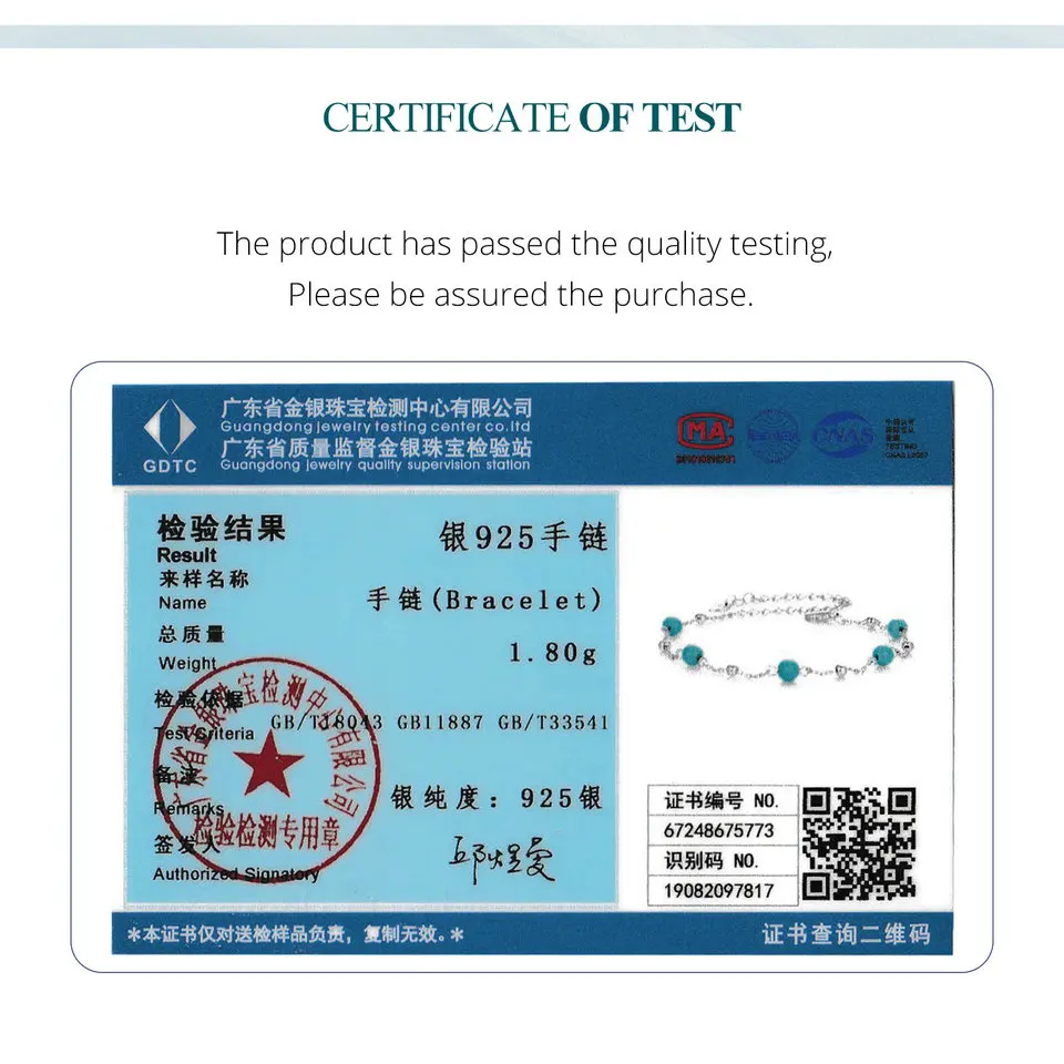 Женский браслет из серебра 925 пробы 15 + 6 см