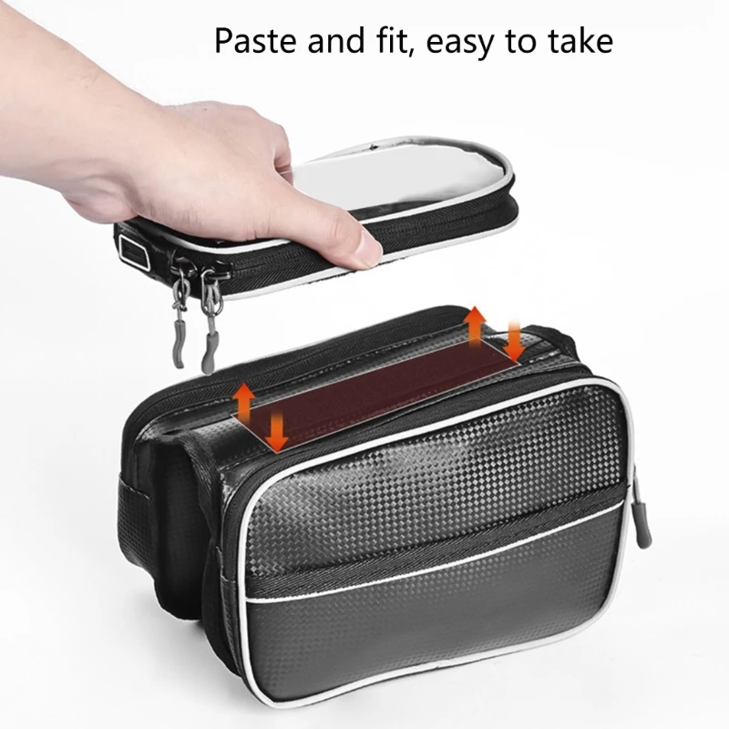 Водонепроницаемый велосипед большой емкости передняя верхняя сумка для трубки