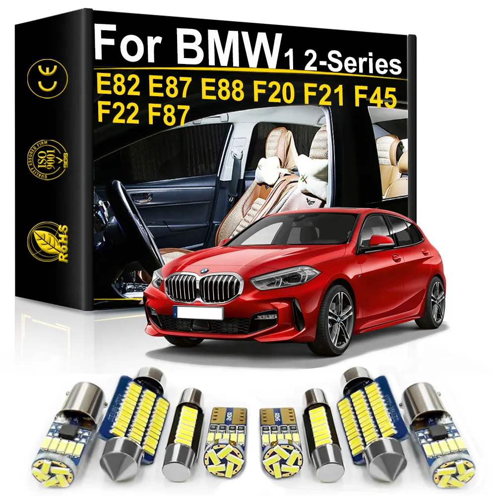 Car Interior Light LED For BMW 1 2 Series E82 E87 E88 F20 F2